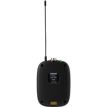 Shure SLXD14D+-G57 | Dual Wireless Bodypack System | 24-bit Digital Audio + ShowLink Control