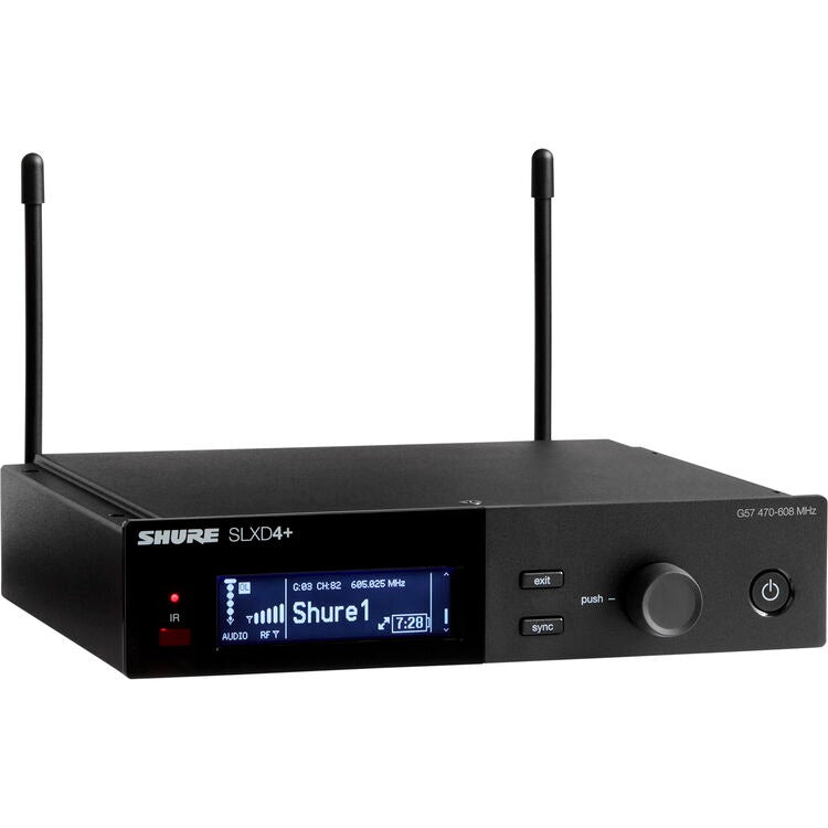 Shure SLXD24+/B87A-G57 | Beta 87A Mic - Digital Wireless | G57 Band (470–680MHz) with ShowLink®