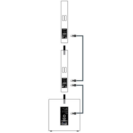 Carvin Audio TRC400A | 4000W - 131dB | Dual Column Array System with Subs & Carrying Bags