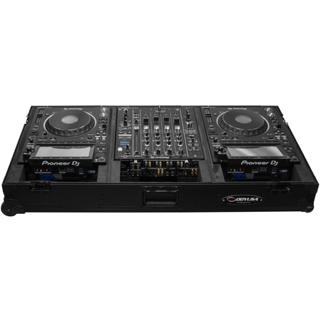 Odyssey 810158 | Industrial Board Case for 12″ DJ Mixer & 2 CDJ-3000 | Heavy-Duty Custom Fit