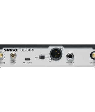 Shure GLXD4R+ Z3 | Dual-Band Rackmount Wireless Receiver | 2.4 & 5.8GHz with Smart Channel Switching