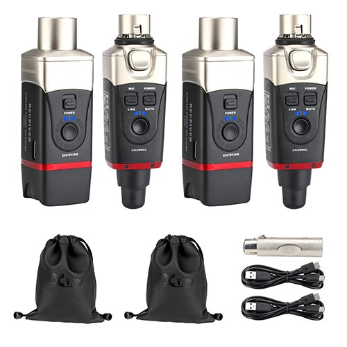 XVive U35D | Dual 5.8GHz Wireless XLR System for PA, DJ & Stereo Audio