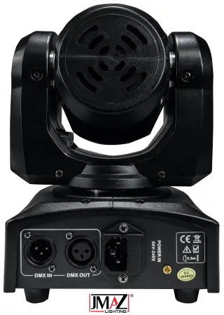 JMAZ Crazy Beam 40 Fusion | 60W RGBW Moving Head with 8° Beam | Ring Effect & IR Remote Control