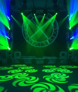 Eliminator Stealth Spot | 60W LED Moving Head | Rotating Gobos, Motorized Focus & 3-Facet Prism