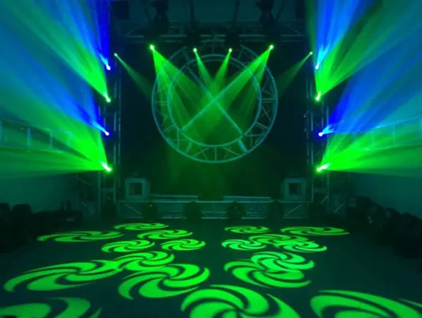 Eliminator Stealth Spot | 60W LED Moving Head | Rotating Gobos, Motorized Focus & 3-Facet Prism