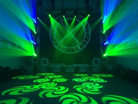 Eliminator Stealth Spot | 60W LED Moving Head | Rotating Gobos, Motorized Focus & 3-Facet Prism