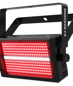 Chauvet SHOCKERFX | RGB Strobe Wash Blinder | 12-Zone LED Effect Light