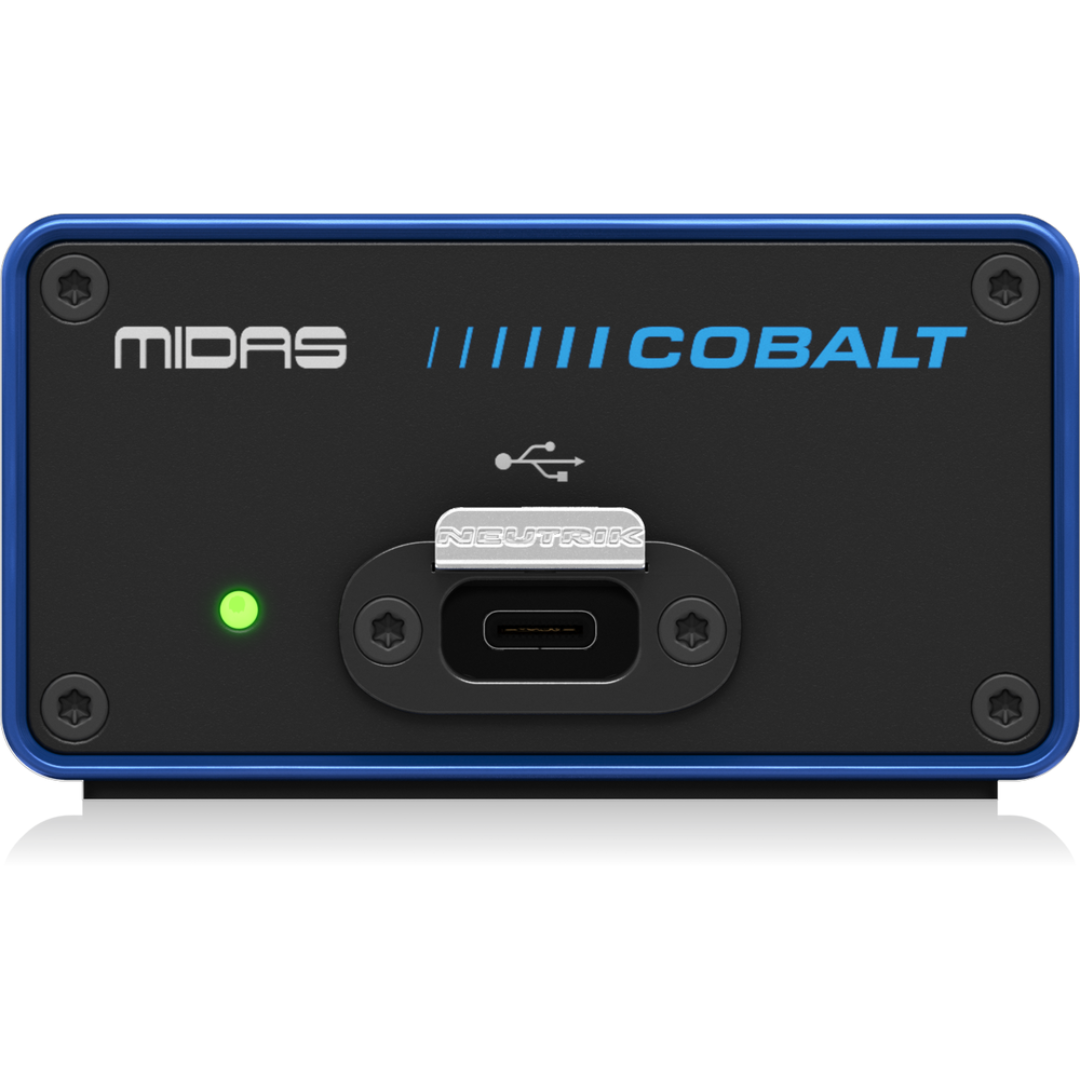 Midas MDS-COBALT | HyperMAC to USB-C Audio Interface | 192-Ch I/O @ 96kHz with Redundant Connectivity