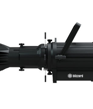 Blizzard Lighting Verismo IP Profile RGBALC | IP65 Outdoor 300W RGBALC LED Ellipsoidal with Framing Shutters