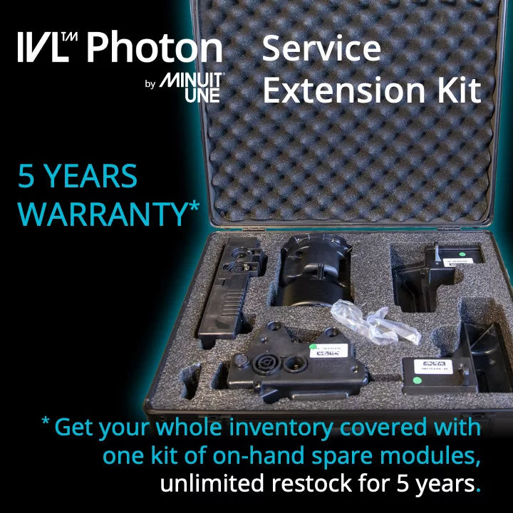 Minuit Une IVL Service Extension Kit | 5 Year Coverage for IVL Fixtures | Unlimited Spare Module Restock