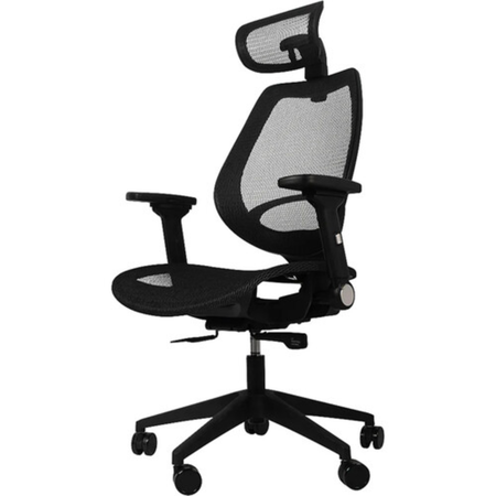 Wavebone Voyager II Studio Chair Mesh | Ergonomic High-Back Studio Chair | Foldable Arms & Breathable Mesh