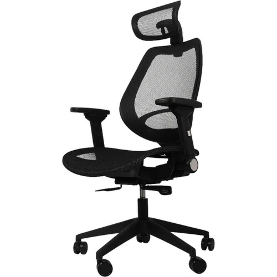 Wavebone Voyager II Studio Chair Mesh | Ergonomic High-Back Studio Chair | Foldable Arms & Breathable Mesh