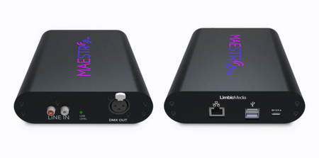 MaestroDMX Controller | Autonomous DMX Light Shows | Standalone Audio-Reactive Hardware