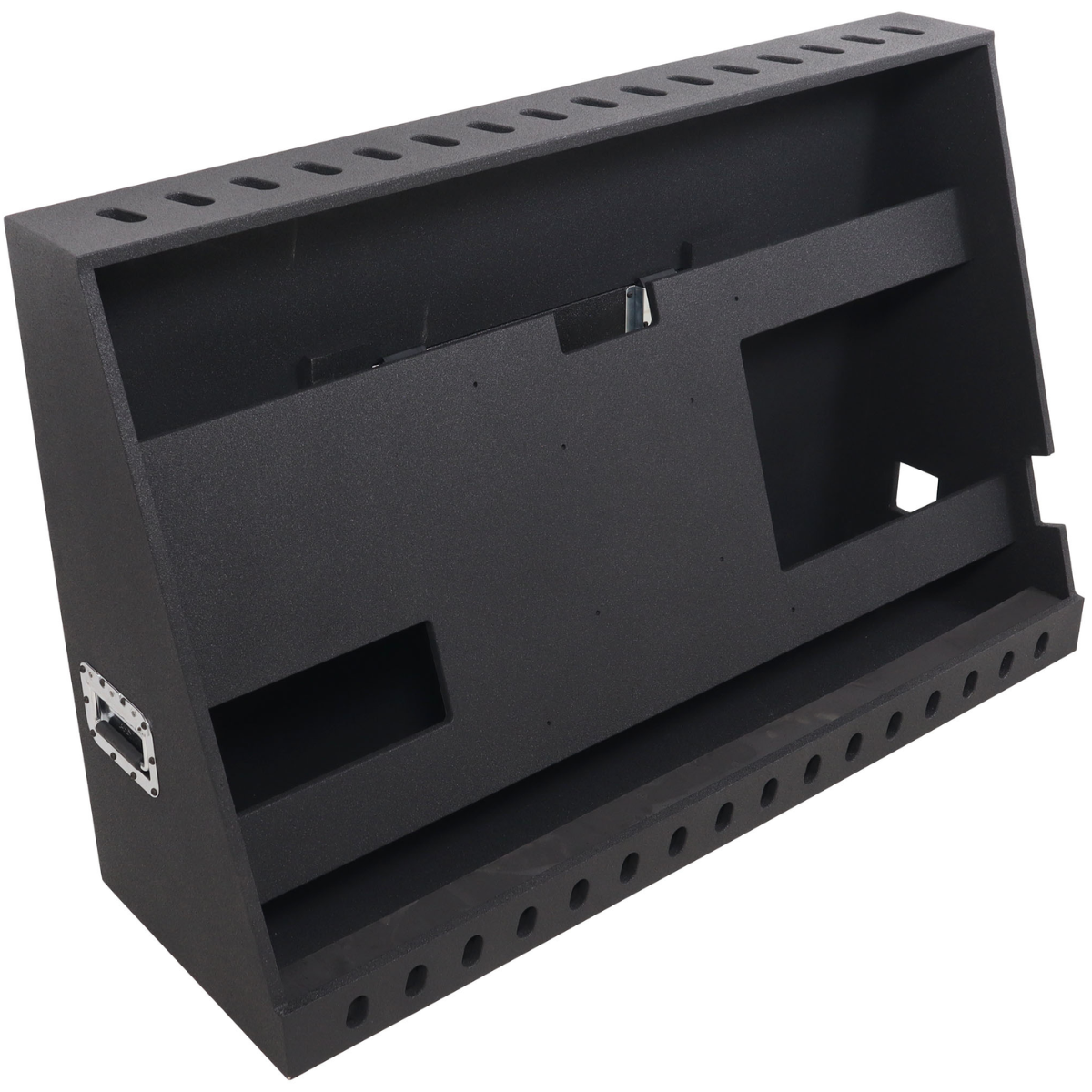 ProX XS-TV55FMW | 55 Inch LED TV Flight Case | Floor Monitor Road Case with 4 Inch Wheels