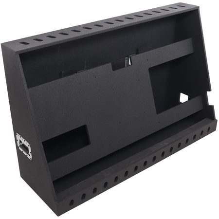 ProX XS-TV55FMW | 55 Inch LED TV Flight Case | Floor Monitor Road Case with 4 Inch Wheels