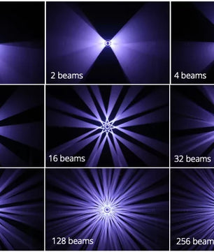 Minuit Une IVL Photon | Laser Beam Fixture with 8 Tilts | Immersive Effects for Mid-Sized Venues