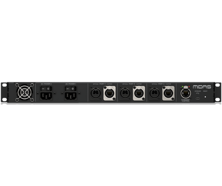 Midas MDS-AS 80 | HyperMAC to Dual Redundant HMAC Converter | 192 Channels at 96kHz, 1U Rackmount