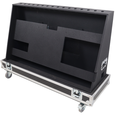 ProX XS-TV55FMW | 55 Inch LED TV Flight Case | Floor Monitor Road Case with 4 Inch Wheels