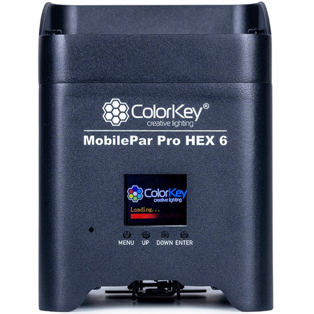 ColorKey MobilePar Pro HEX 6 8-Pack Bundle | 8 Wireless Battery Uplights with Charging Case | RGBAW UV Output with Built-In Wireless DMX