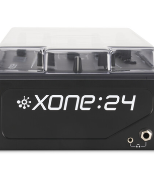 Decksaver DS-PC-XONE24 | Cover for Allen & Heath Xone:24/24C | Smoked Polycarbonate Protection