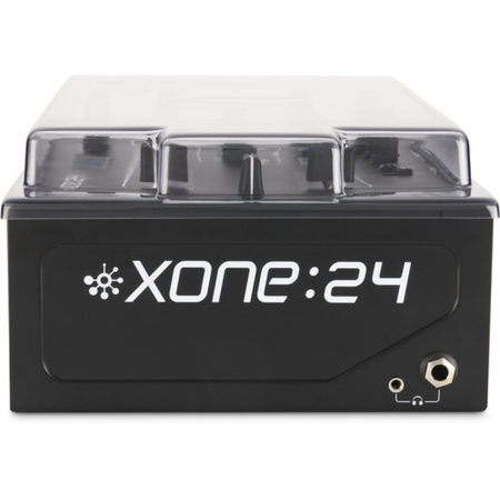 Decksaver DS-PC-XONE24 | Cover for Allen & Heath Xone:24/24C | Smoked Polycarbonate Protection