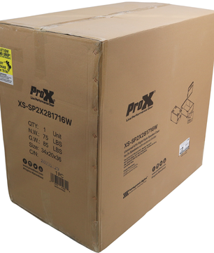 ProX XS-SP2X281716MK2 | Dual 15in Speaker Flight Case | ATA Protection with Removable Divider