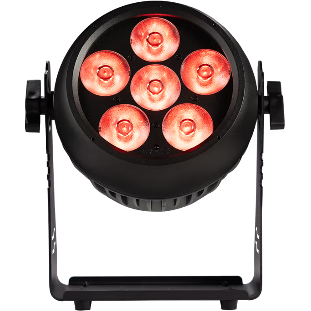 Rasha Par Guard Pro | Battery UV HEX Par - 26,000 Lux | IP65 Outdoor with Wireless DMX