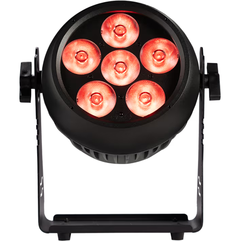 Rasha Par Guard Pro | Battery UV HEX Par - 26,000 Lux | IP65 Outdoor with Wireless DMX