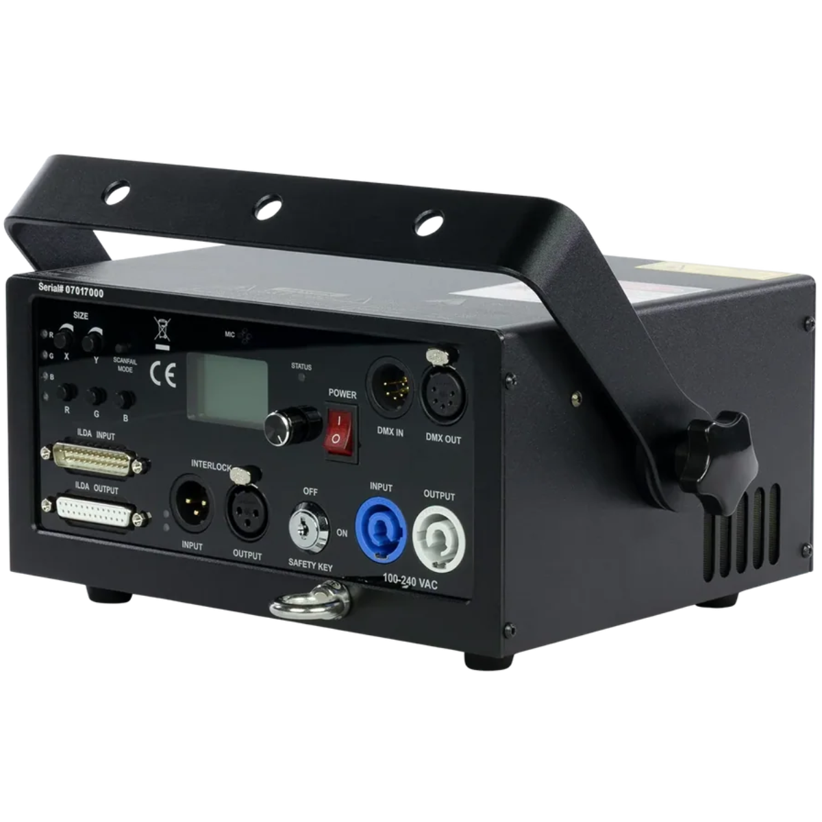 Pangolin Unity Raw 3 | DMX + ILDA, 3W Laser | Laser Projector with QuickShow Software