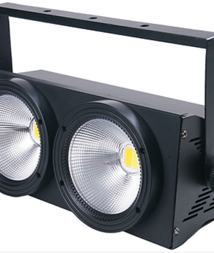 Crisp SOLSTICE DUO 616C | 200W Dual White LED Blinder with RGB Halo Rings & Strobe Effects