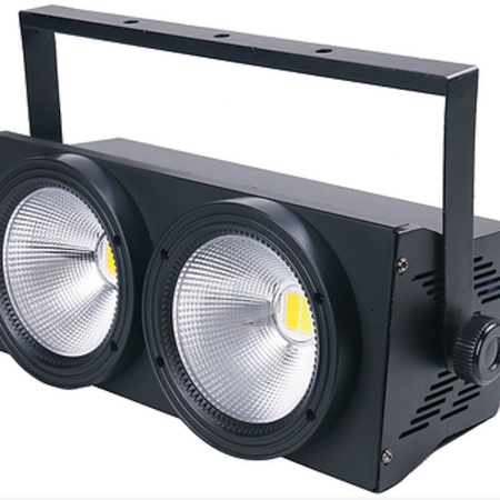 Crisp SOLSTICE DUO 616C | 200W Dual White LED Blinder with RGB Halo Rings & Strobe Effects