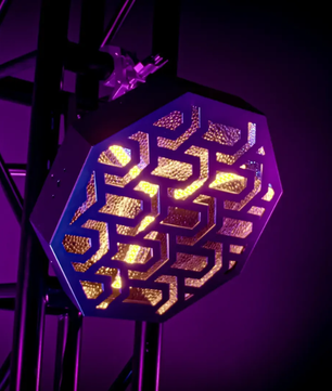Blizzard Lighting Lux Capacitor 2 | Retro WW Blinder with RGB Aura | 3x60W + 48x3W LEDs