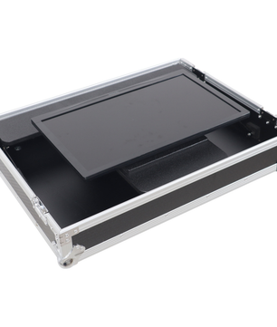 ProX XS TV32FMW | 32 Inch LED TV Flight Case | Adjustable Floor Monitor Case with Wheels