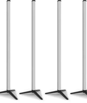 Chauvet Pro WELL STX180 (6-Pack) | Battery-Powered RGB LED Tubes | IP65 Wireless Uplighting Kit