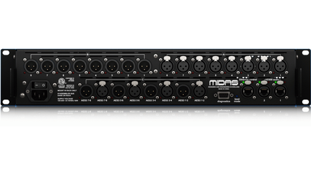 Midas MDS-DL155 | 16x16 AES3 Stage Box | 96kHz Remote I/O via CAT5