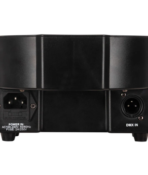 Eliminator LP 8R | 7x8W RGBW Flat Par + LED Ring | DMX & Remote with 38-Channel Mode