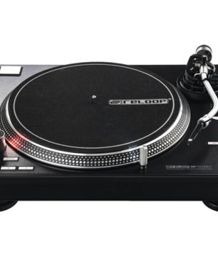 Reloop RP-7000 MK2 | High-Torque Direct Drive Turntable | S-Shaped Tonearm & Multi-Speed Support