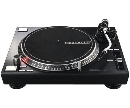 Reloop RP-7000 MK2 | High-Torque Direct Drive Turntable | S-Shaped Tonearm & Multi-Speed Support