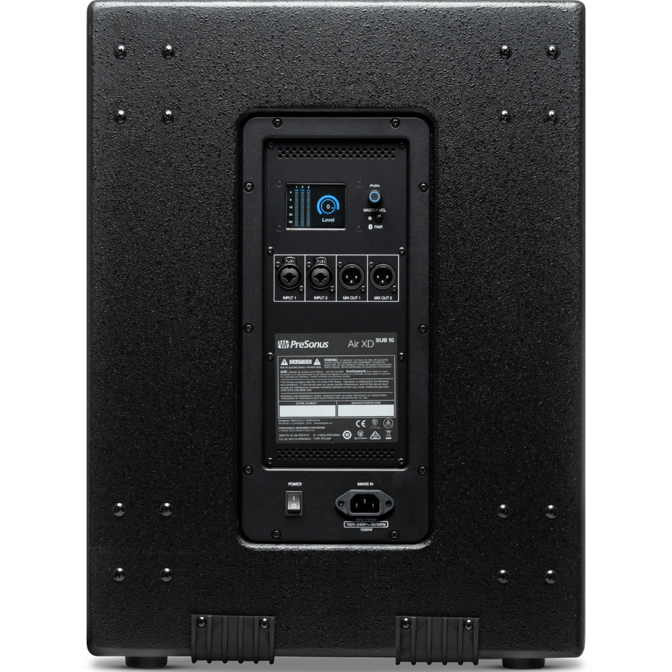 PreSonus AIR XD SUB 15 | 15in Active Subwoofer - 2000W | 128dB Low-End with DSP Control