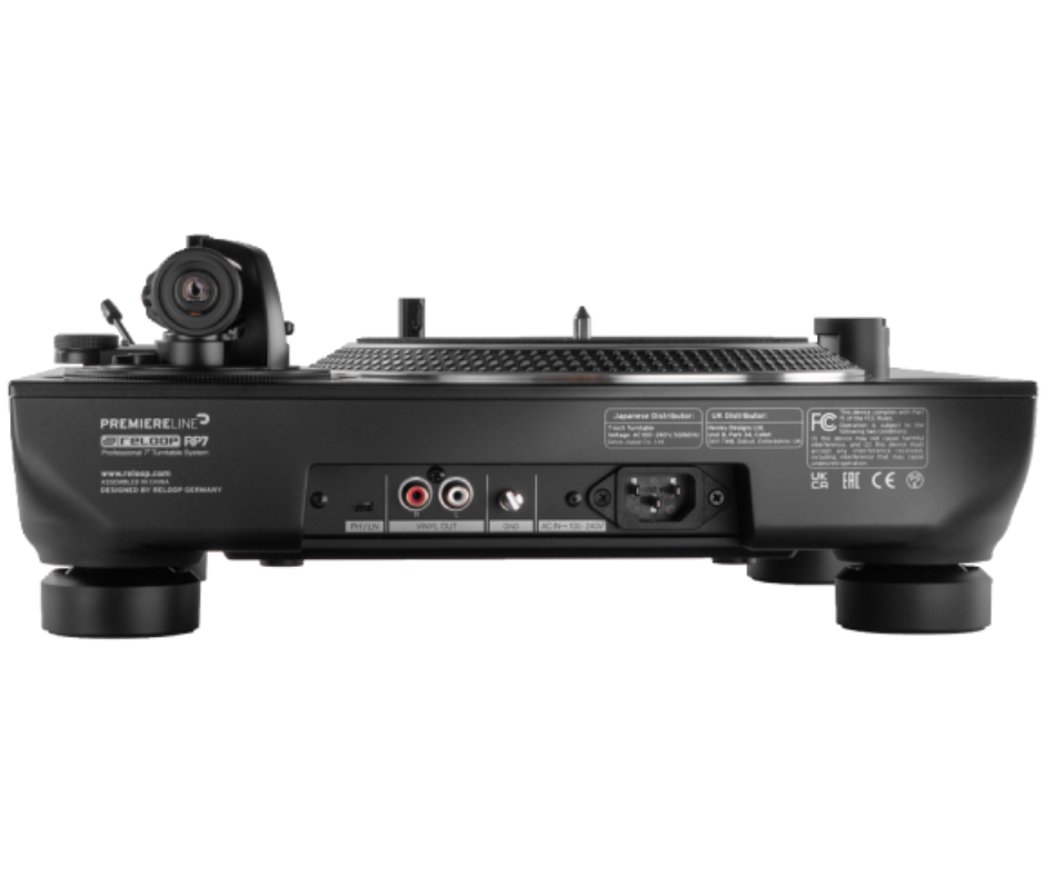 Reloop RP-7 | 7in Direct Drive DJ Turntable | High-Torque Motor & 3-Speed Support