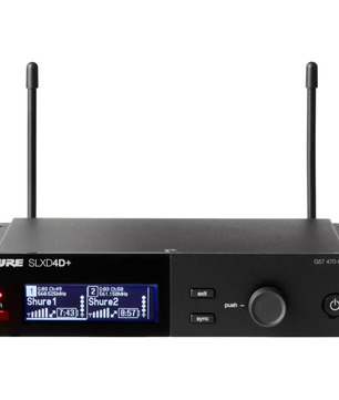 Shure SLXD24D+/58-G57 | Dual SM58 Wireless System | Digital Audio with ShowLink Control