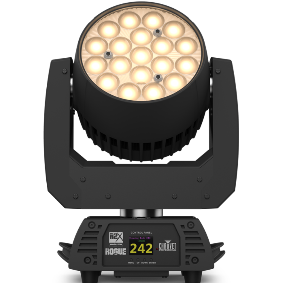 Chauvet Pro Rogue R2X Wash VW | Variable White 19x25W LED Wash | 2600–6075K with Pixel Control & Zoom