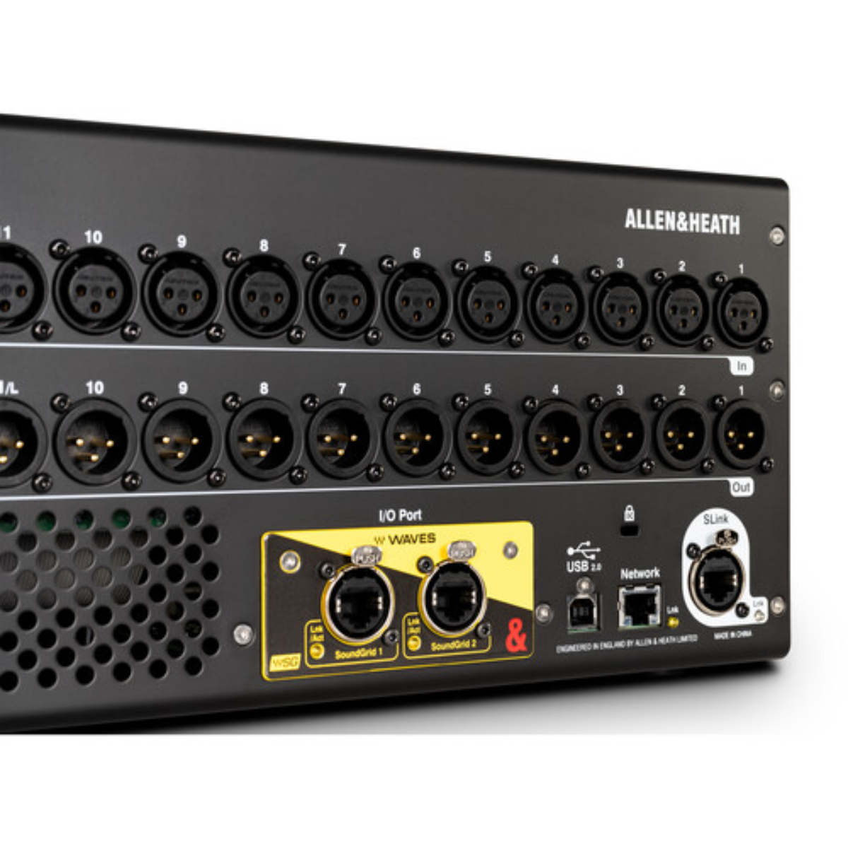 Allen & Heath AH-SQ-RACK | 48-Channel 96kHz Digital Mixer | 4 RU Rackmount Control