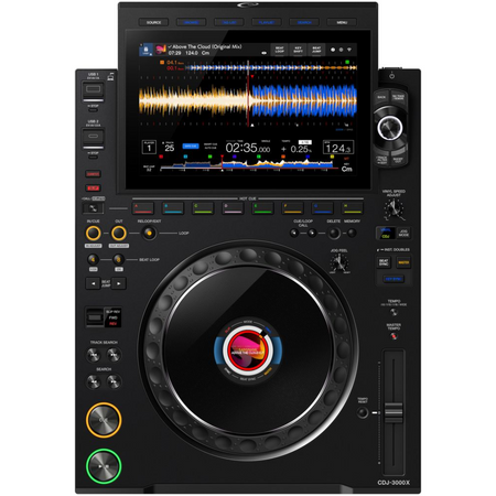 AlphaTheta CDJ-3000X | Flagship DJ Media Player with Cloud & Streaming Integration
