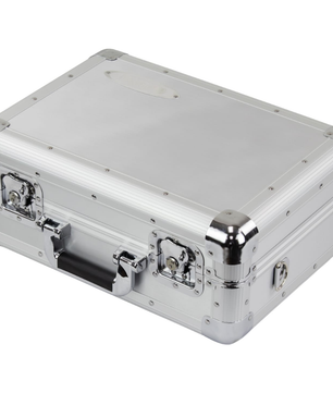 Odyssey KRP7SIL | KROM Series Case for Reloop RP7 | Silver Aluminum Carrying Case