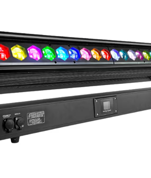 Rasha Skyline | IP65 Moving Head Batten | 18x40W RGBW with Pixel Effects & Zoom