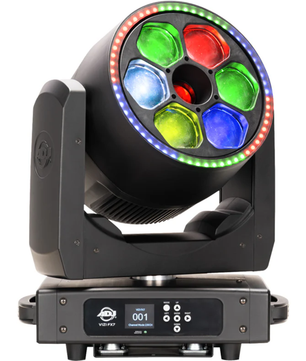 American DJ Vizi FX7 | 420W RGBL Moving Head - Beam, Wash, Kaleidoscope & LED Ring | Zoom 8°–38°, Pixel Control