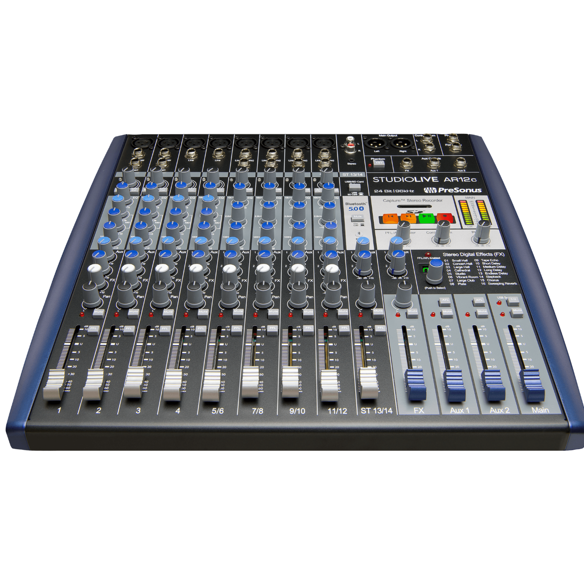 PreSonus StudioLive AR12c | 14-Channel Analog Mixer | USB-C Recording Interface
