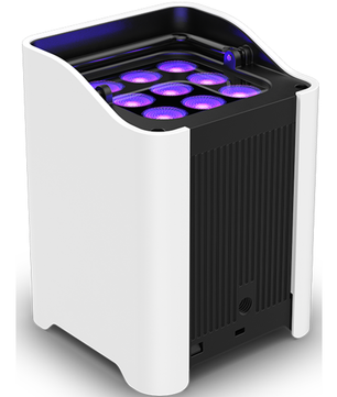 Chauvet DJ Freedom Flex H9 IP X6 | 100% Wireless Hex LED Uplight Kit | IP54 Outdoor-Ready with Charging Case