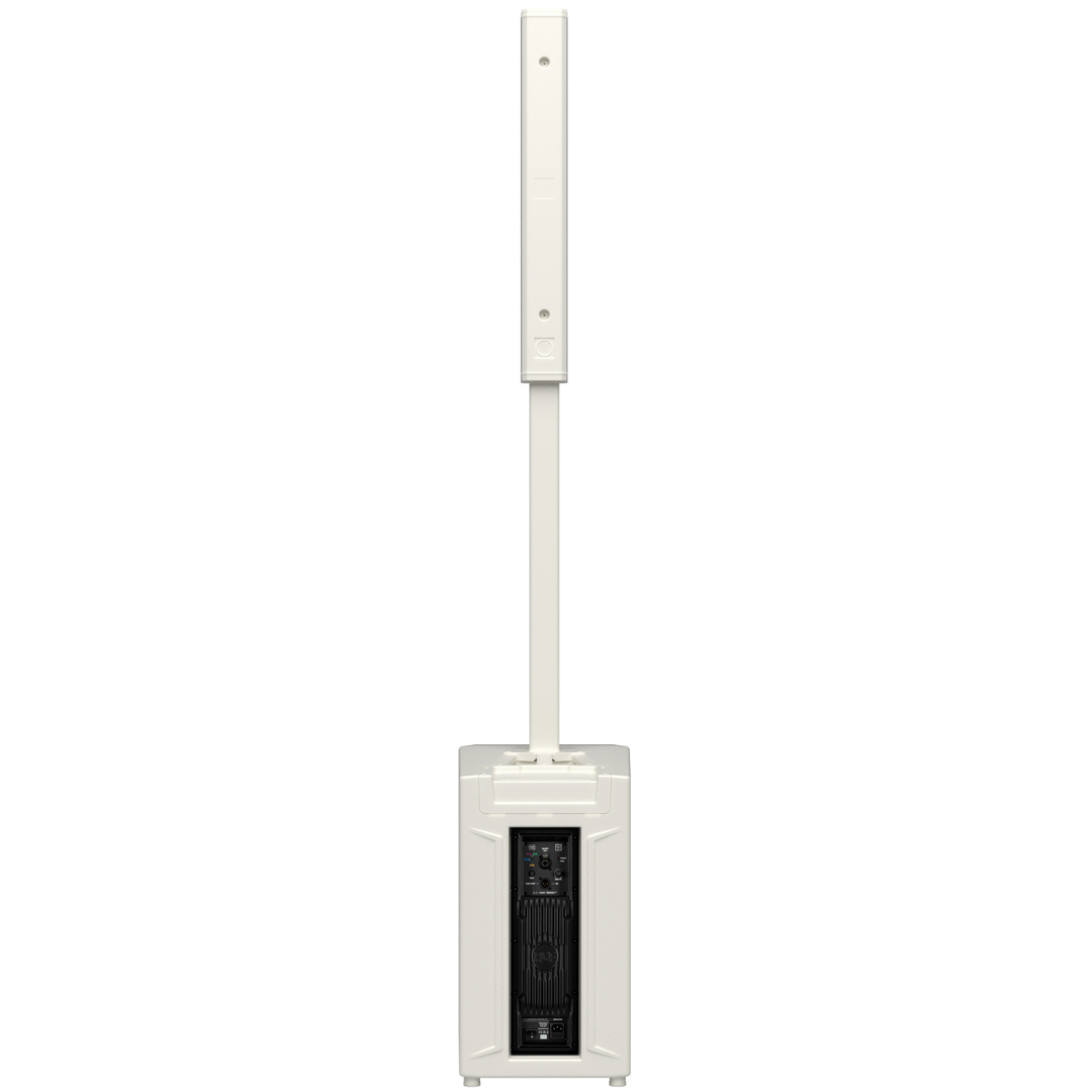 RCF EVOX J9W | 12in Subwoofer - 130dB Max SPL | White Portable 3-Way Column PA System